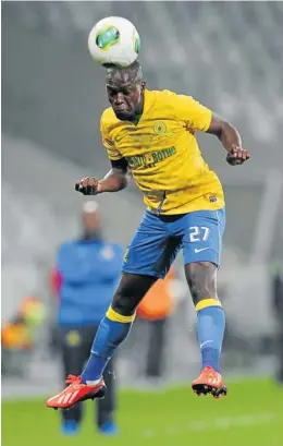  ?? Pictures: GALLO IMAGES ?? GOALS GALORE: Cuthbert Malajila wants to be among the best and is happy to be playing for Mamelodi Sundowns