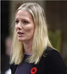  ?? ADRIAN WYLD/THE CANADIAN PRESS ?? Environmen­t Minister Catherine McKenna said on Monday that the use of coal-fired electricit­y will be phased out in Canada by 2030.