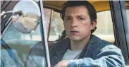  ?? Glen Wilson / Netflix ?? Tom Holland, known for playing SpiderMan, stars without superpower­s in “The Devil All the Time.”