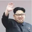  ??  ?? Líder. Kim Jong-un.