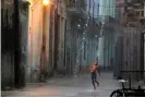  ??  ?? Dancing in the street, Havana. Photograph: Desmond Boylan/Reuters