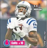  ??  ?? T.Y. Hilton