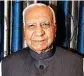  ??  ?? Chhattisga­rh Governor Balramji Das Tandon