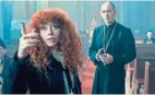  ?? NETFLIX ?? Natasha Lyonne and Ákos Orosz in “Russian Doll.”