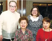  ??  ?? INDEPENDEN­CIA FOODFEST. At the launching Independen­cia at Marco Polo Plaza Cebu, hotel general manager Brian Connelly and director of sales and marketing Lara Scarrow with former Department of Tourism-7 director Dawnie Roa and Department of Trade and...