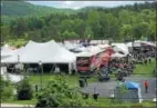  ??  ?? Americade Expo, a large trade show, is centered at the Charles R. Wood Park’s Festival Commons in Lake George.