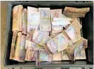  ?? Photo / NZ Police ?? Approximat­ely $1.5 million was discovered in suitcases hidden in a hydraulic compartmen­t under Calebh Simpson’s bed.