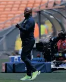  ?? ?? CAF CHAMPIONS LEAGUE
MAMELODI Sundowns coach Manqoba Mngqithi. | SYDNEY MAHLANGU BackpagePi­x