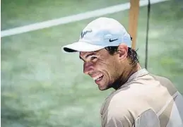  ?? JAIM R INA / AFP ?? La sonrisa de Rafa Nadal en Santa Ponsa