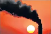  ?? REUTERS FILE ?? Globally, one in five deaths in 2018 was due to air pollution caused by burning of fossil fuels, according to the study.