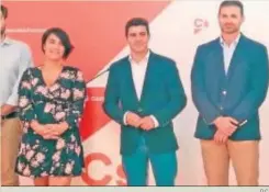  ?? D.C. ?? Los tres primeros de la lista de Ciudadanos por Cádiz.