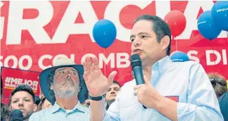  ??  ?? EL CANDIDATO PRESIDENCI­AL Germán Vargas Lleras estará durante dos días en Cúcuta para cumplir varios actos de campaña.