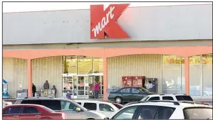  ?? Democrat-Gazette file photo ?? The Kmart at 10901 Rodney Parham Road in Little Rock is closing in September. The Little Rock location is one of 72 stores — Sears, Kmart and Sears auto centers — caught up in the latest round of closures by Sears Holdings Corp.