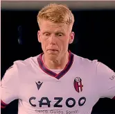  ?? LAPRESSE ?? Talento Lewis Ferguson, 23 anni, ha segnato 7 gol in 32 presenze di campionato con il Bologna