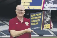  ??  ?? 0 Alex Mcleish is keen to stress the importance of the Albania game.