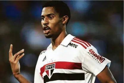  ?? Thiago Calil - 15.jan.19/agif ?? ■ O atacante Gabriel Novaes tem nove gols marcados nesta edição da Copinha; ele é uma das principais armas do São Paulo no confronto com o Cruzeiro por uma vaga nas semifinais da competição de juniores