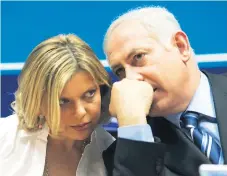  ?? Afp ?? PAREJA. El primer ministro israelí, Benjamin Netanyahu, junto con su esposa Sara.