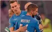  ??  ?? Milik e Mertens: chi resta e chi va?