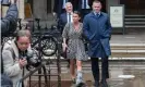  ?? Agency/Getty Images ?? Coleen Rooney an husband Wayne leave the court on Wedensday. Photograph: Anadolu