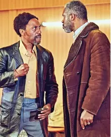  ?? ?? Troubled: Tony Marshall and Wil Johnson in Jitney