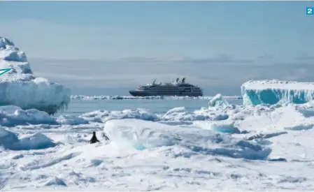  ?? Photo: WWW.THEWHITECO­NTINENT.COM ?? 2 2. Marvel at the artistic icebergs and ice formations all around you.