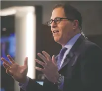  ?? MICHAEL NAGLE/BLOOMBERG ?? Michael Dell and his family are contributi­ng about US$300 million to the MSD Real Estate Credit Opportunit­y Fund.