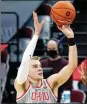  ?? PAUL VERNON / AP ?? Ohio State’s Justin Ahrens, a Versailles grad, is among a cast of local players in this year’s NCAA tournament.