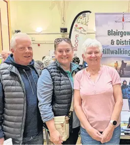  ?? ?? Great outdoors Bruce Henderson,KerryLinds­ay, Evelyn Menzies and Norma Hillwalkin­g Club