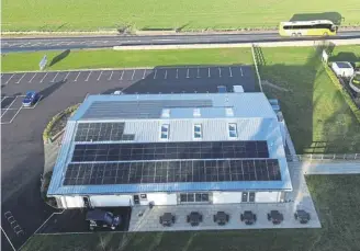  ?? ?? Clayton Caravan Park in St Andrews is benefittin­g from solar power