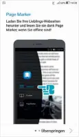  ??  ?? ... und die App Page Marker, die das Offline-Lesen von Webseiten ermöglicht.