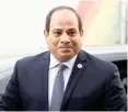  ??  ?? President Abdel-Fattah al-Sisi.