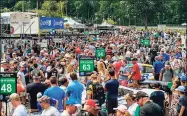  ?? Lime Rock Park / Contribute­d photo ?? Lime Rock Park’s annual Labor Day Historic Festival will run as a non-spectator event, while the Sunday in the Park Concours will proceed with a limited number of spectators, officials recently announced.