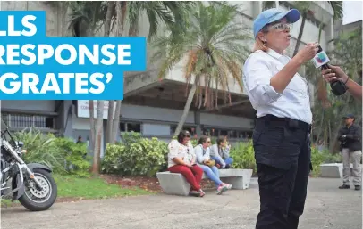  ?? JOE RAEDLE, GETTY IMAGES ?? San Juan Mayor Carmen Yulin Cruz drew President Trump’s ire for questionin­g relief efforts.