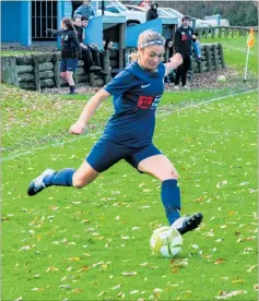  ?? PHOTO / FILE ?? Two penalties by Vanya Apiata Hodgkinson moved her season goal tally to 11 and took Whanganui to a 3-2 win over Massey on Thursday night.