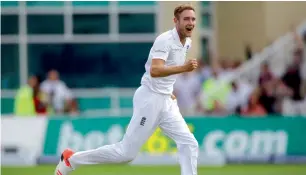  ?? Reuters file ?? Stuart Broad told to skip Nottingham­shire match. —