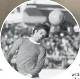  ??  ?? Footballer­s like George Best played with much heavier balls.