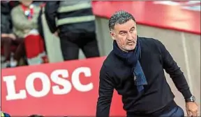  ??  ?? Christophe Galtier et le Losc jouent très gros samedi soir contre Metz.