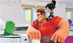  ??  ?? Witty: Ralph Breaks the Internet, the follow-up to 2012’s Wreck-it Ralph