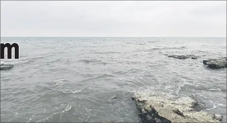  ?? ?? This general view taken on Dec 11, 2023 shows the waters of Zambratija Bay on the northweste­rn coast of Croatia’s Istria peninsula, where a 3,000-year old hand-sewn boat, the oldest such in the Meditterra­nean Sea has been discovered.