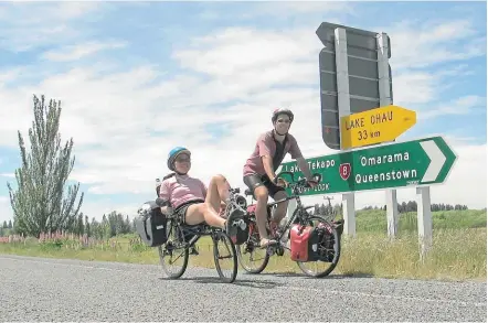  ??  ?? Cycling tourists don’t add to road traffic or emissions while here but certainly add to the economy, says Dave Armstrong.