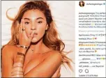  ?? Fotos: Instagram/AZ Screenshot ?? Gut bezahlte Schnappsch­üsse: Unsere Bilder zeigen Instagram Beiträge, auf denen mal mehr oder weniger offensicht­lich ein Produkt oder eine Marke beworben wird (im Uhr zeigersinn): die Influencer Pamela Reif, Caro Daur, Mandy Capristo, Stefanie...