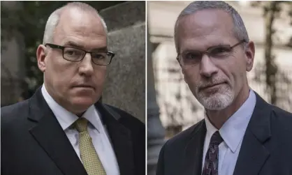  ?? ?? The former Deutsche Bank traders Gavin Black (left) and Matthew Connolly. Composite: Victor J.Blue/Bloomberg/Getty Images