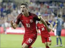  ?? THE ASSOCIATED PRESS FILE ?? Midfielder Christian Pulisic is the most capped player for what shapes up as a youthful U.S. national team visiting Philadelph­ia this week.