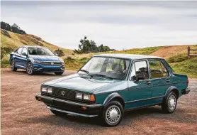  ??  ?? Shown are the 1982 and 2019 Volkswagen Jetta models.