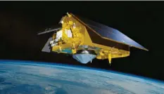  ?? Foto: Nasa, dpa ?? Dieser Satellit soll bald im Weltall fliegen.