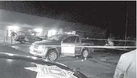  ?? ESPECIAL ?? Un sujeto fue asesinado en un estacionam­iento