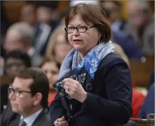  ?? CANADIAN PRESS FILE PHOTO ?? Judy Foote says she’s most concerned about paying employees owed money due to federal payroll problems.