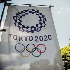 ?? Foto: Michael Kappeler, dpa ?? Das Logo der Olympische­n Spiele 2020 in Tokio.
