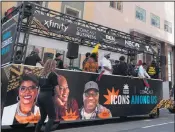  ?? ?? Comcast NBCUnivers­al employees walking at the 2024 Black Joy Parade. Photo: Don Feria/Comcast