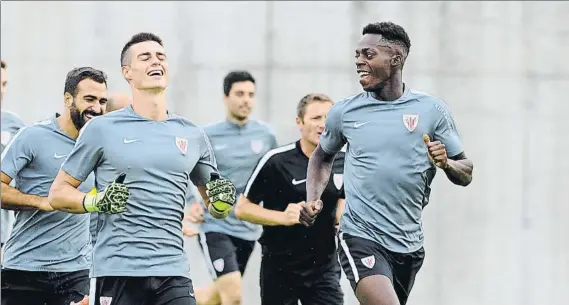  ?? FOTO: AIOL ?? Pareja de futuro Williams prolongó su contrato como león hasta 2025 la pasada semana y todo parece indicar que Kepa puede seguir sus pasos y firmar la renovación en breve